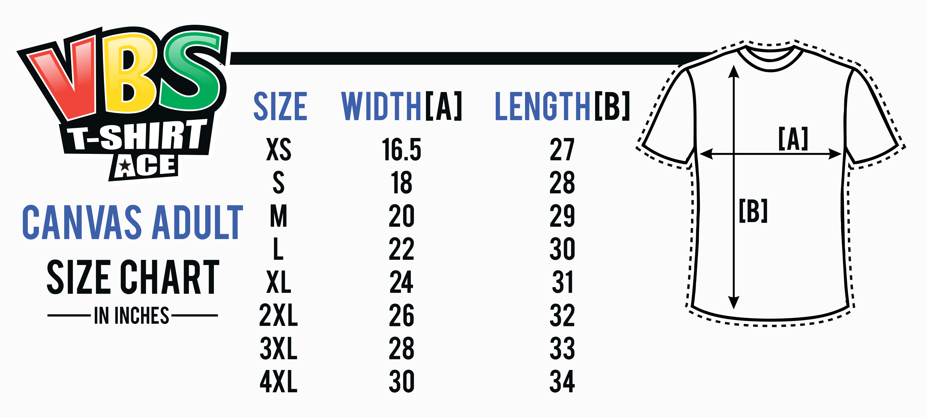 Next Level Youth Size Chart